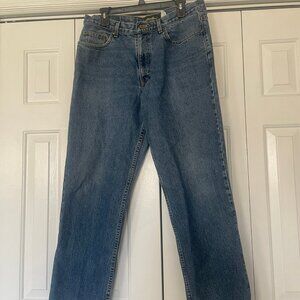 Vintage Eddie Bauer Jeans Men's 35x32 Blue Classic Fit
